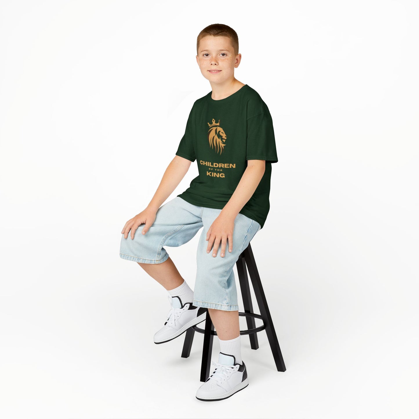 Children of the King Inspirational Kids Cotton T-Shirt (BRL)
