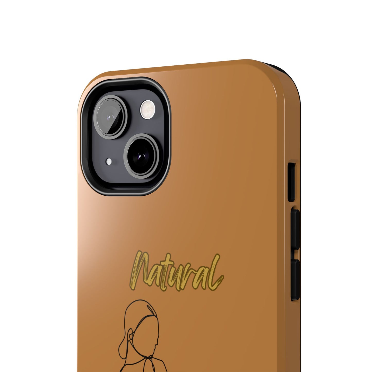 Natural Woman Hands Free (BL)Tough Phone Cases LIGHT BROWN