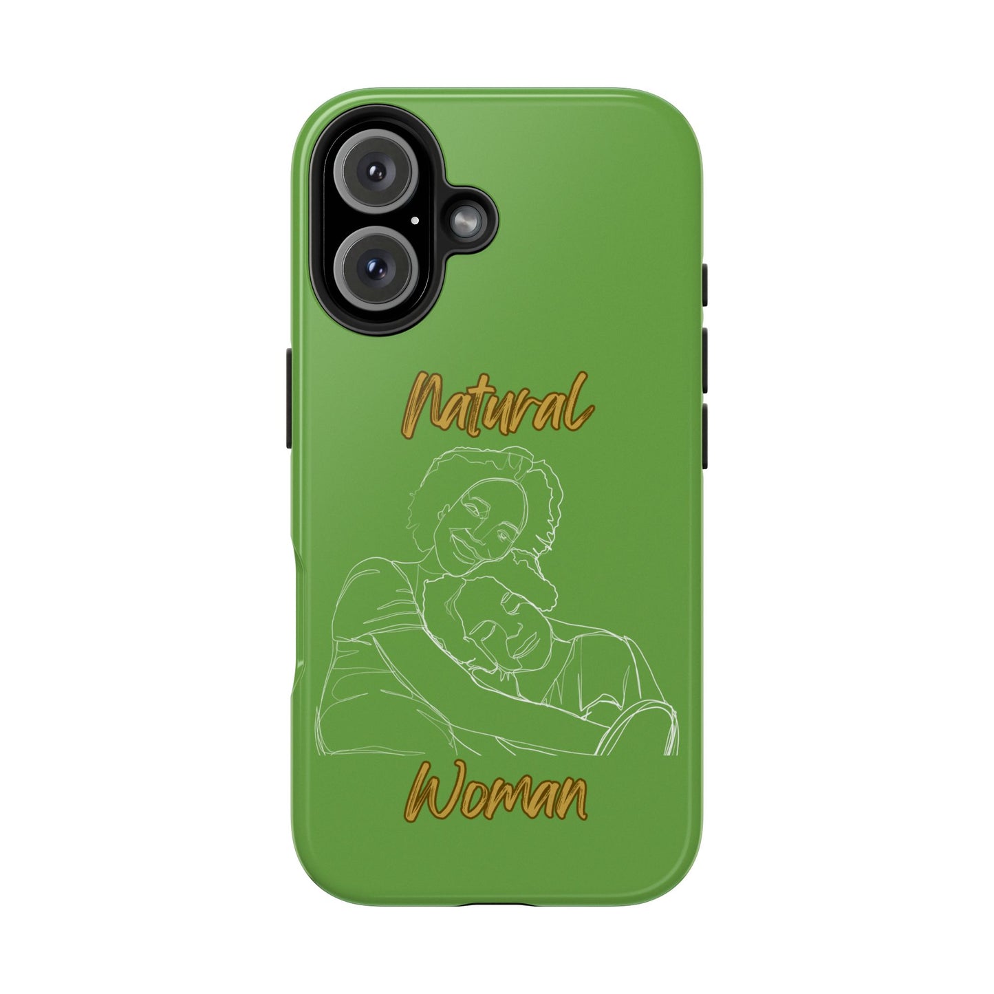Natural Woman Loving Embrace (WL)Tough Phone Cases GREEN