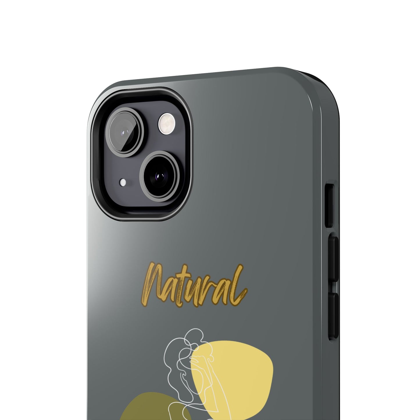 Natural Woman Colorful Pose (WL)Tough Phone Cases DARK GREY