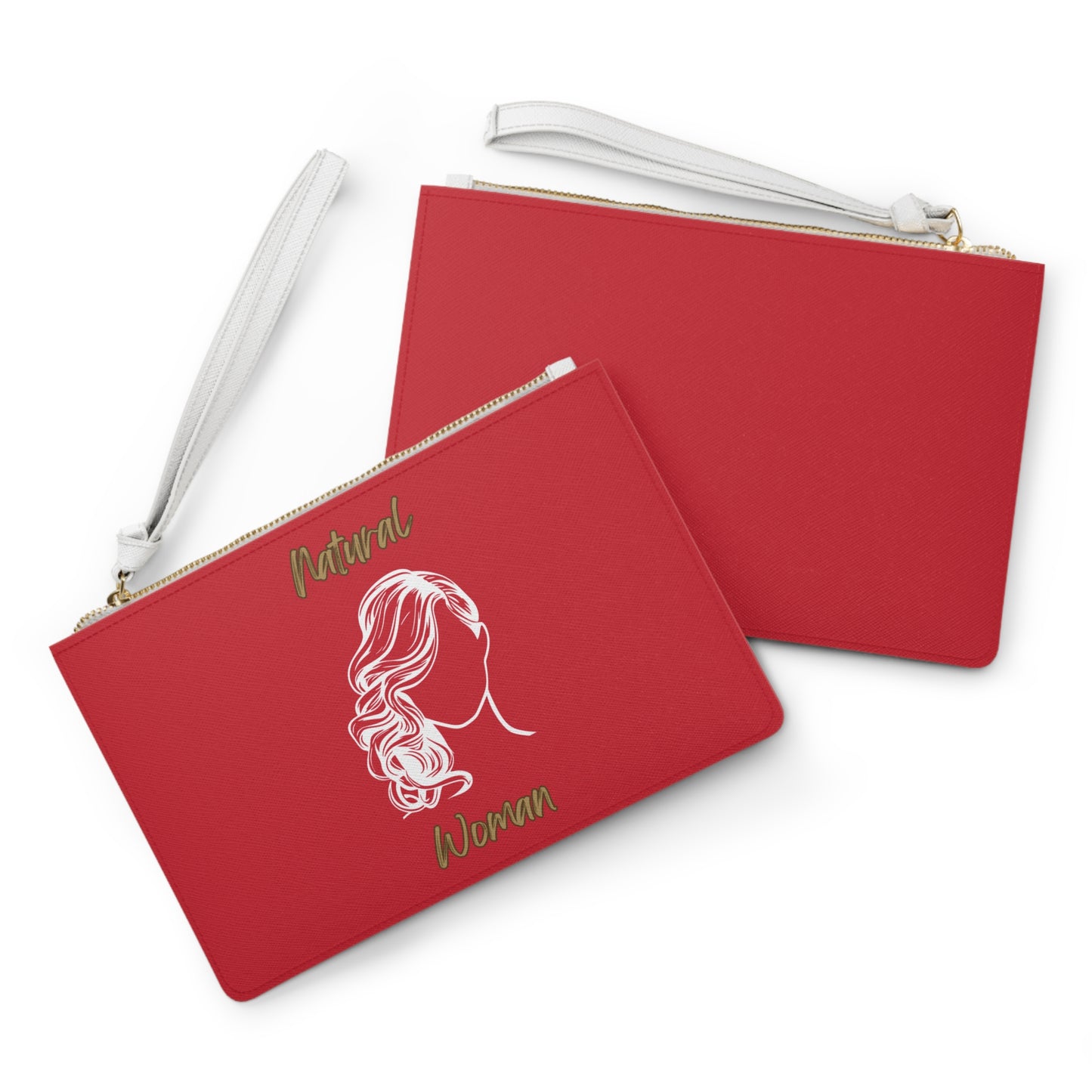 Natural Woman Long Curl (WL) Clutch Bag DARK RED