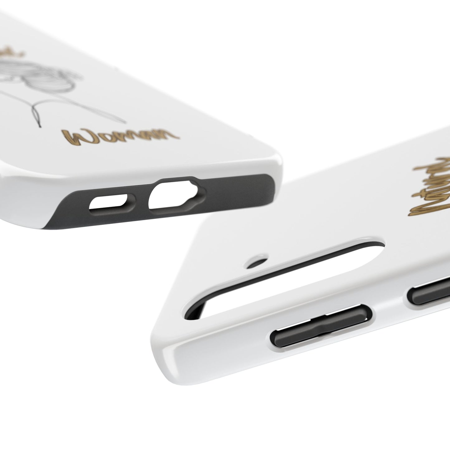 Natural Woman Wet Bun (BL) Tough Phone Cases WHITE