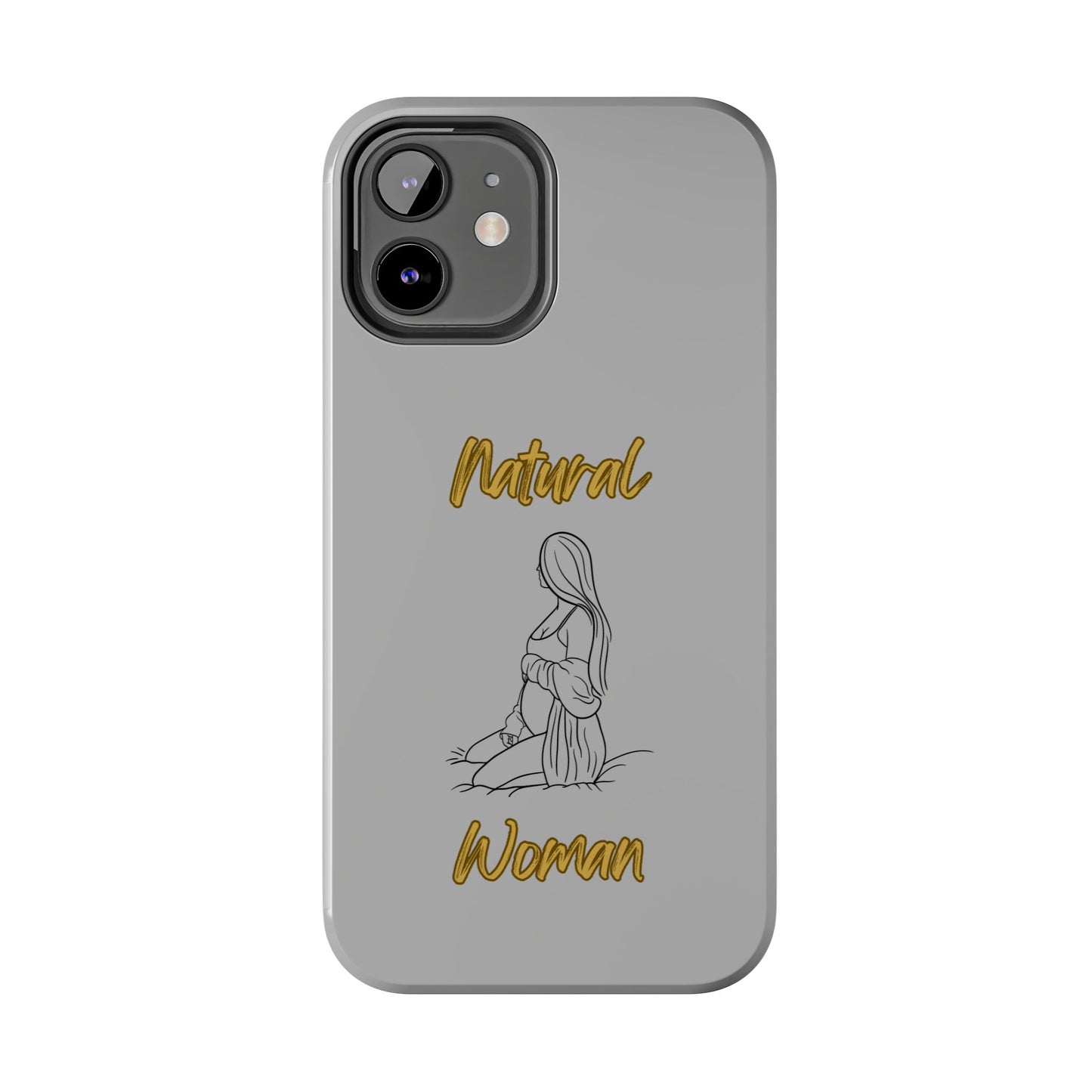 Natural Woman Expecting (BL)Tough Phone Cases LIGHT GREY