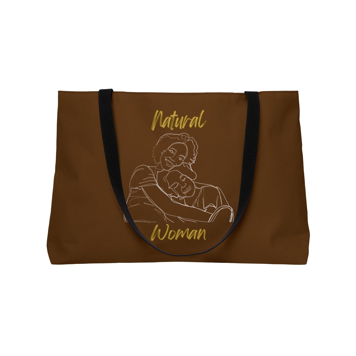 Natural Woman Loving Embrace (WL) Weekender Tote Bag BROWN