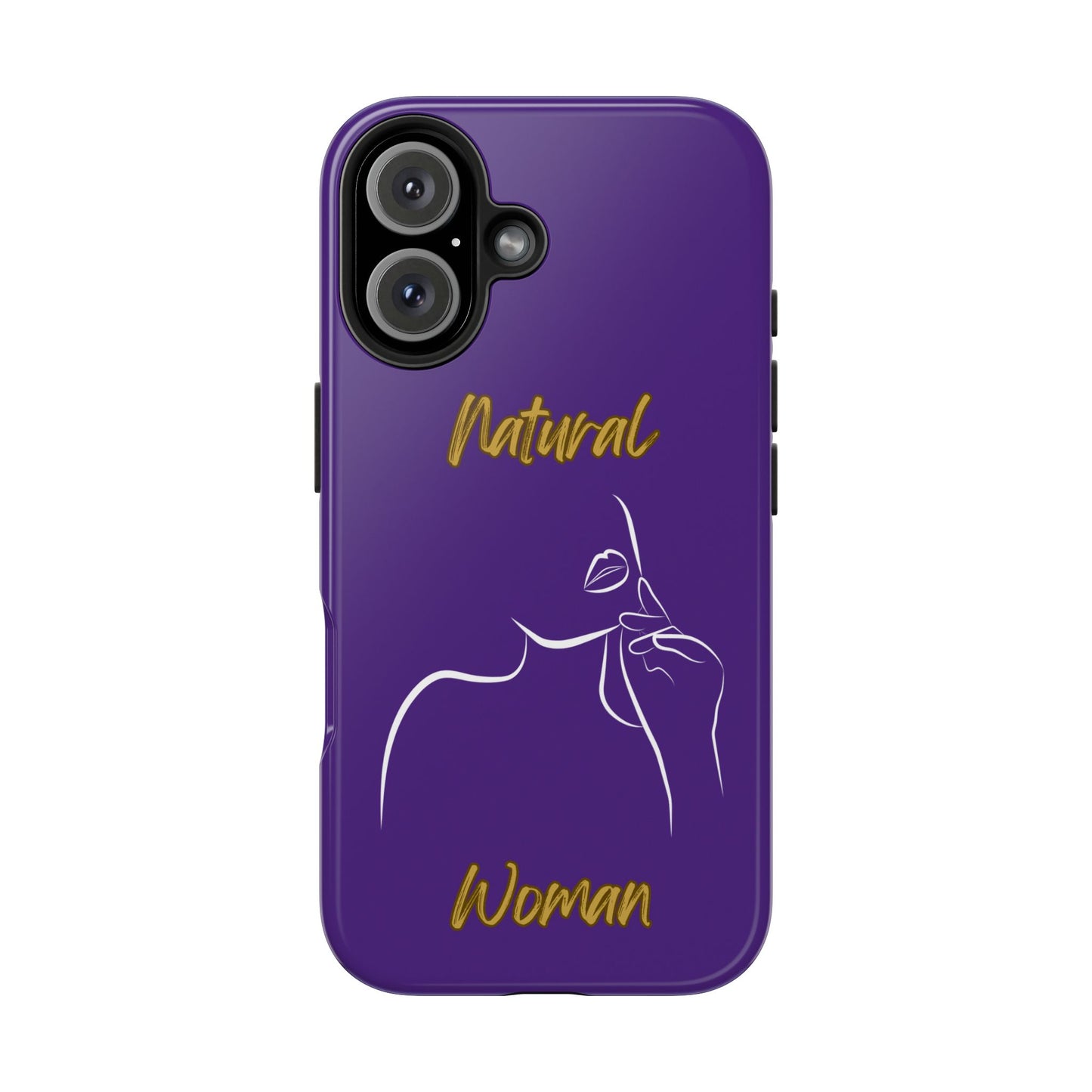 Natural Woman Chin Up (WL)Tough Phone Cases PURPLE