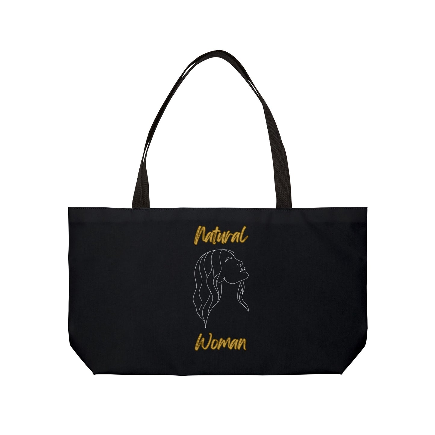 Natural Woman Breeze On Face (WL) Weekender Tote Bag BLACK