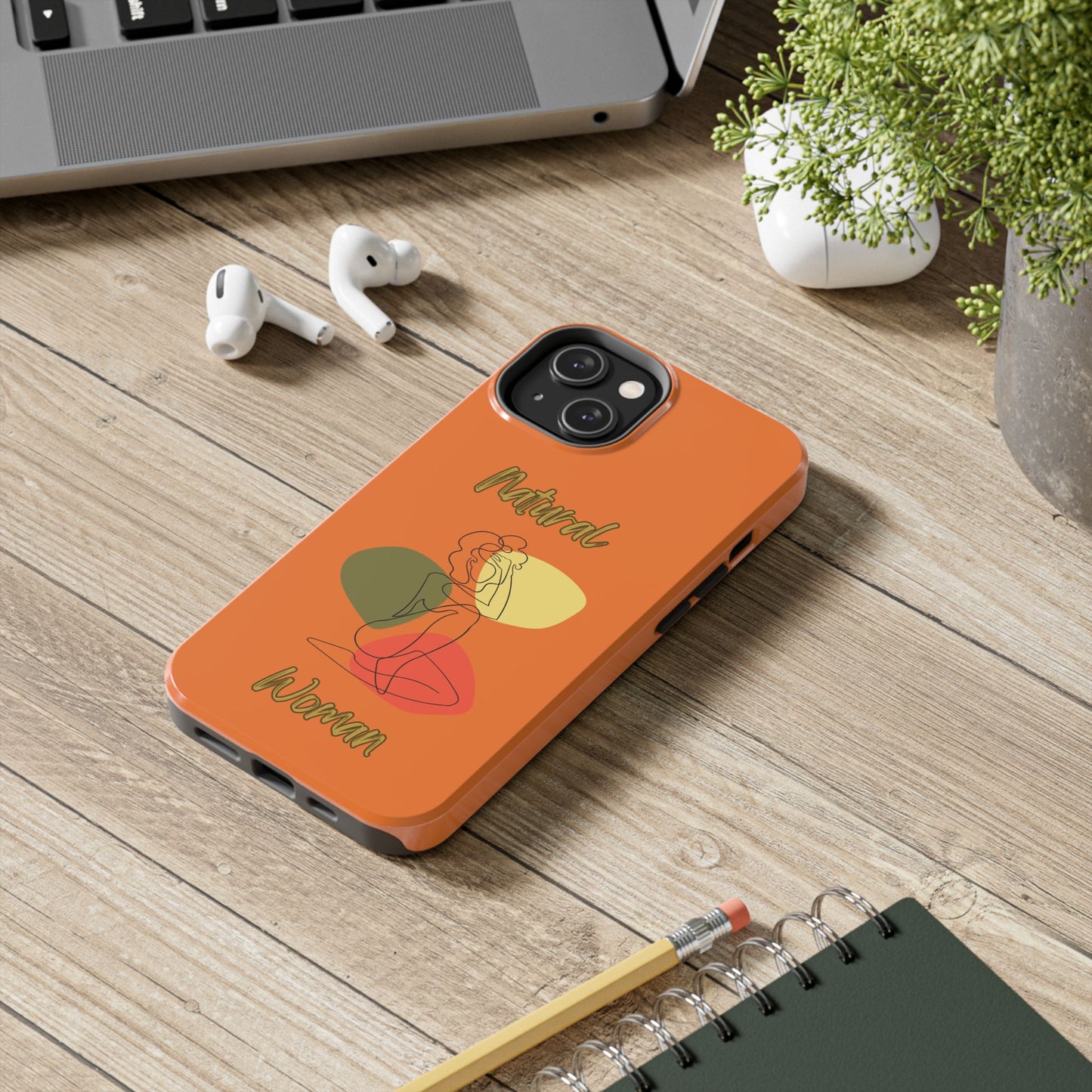 Natural Woman Colorful Pose (BL)Tough Phone Cases CRUSTA