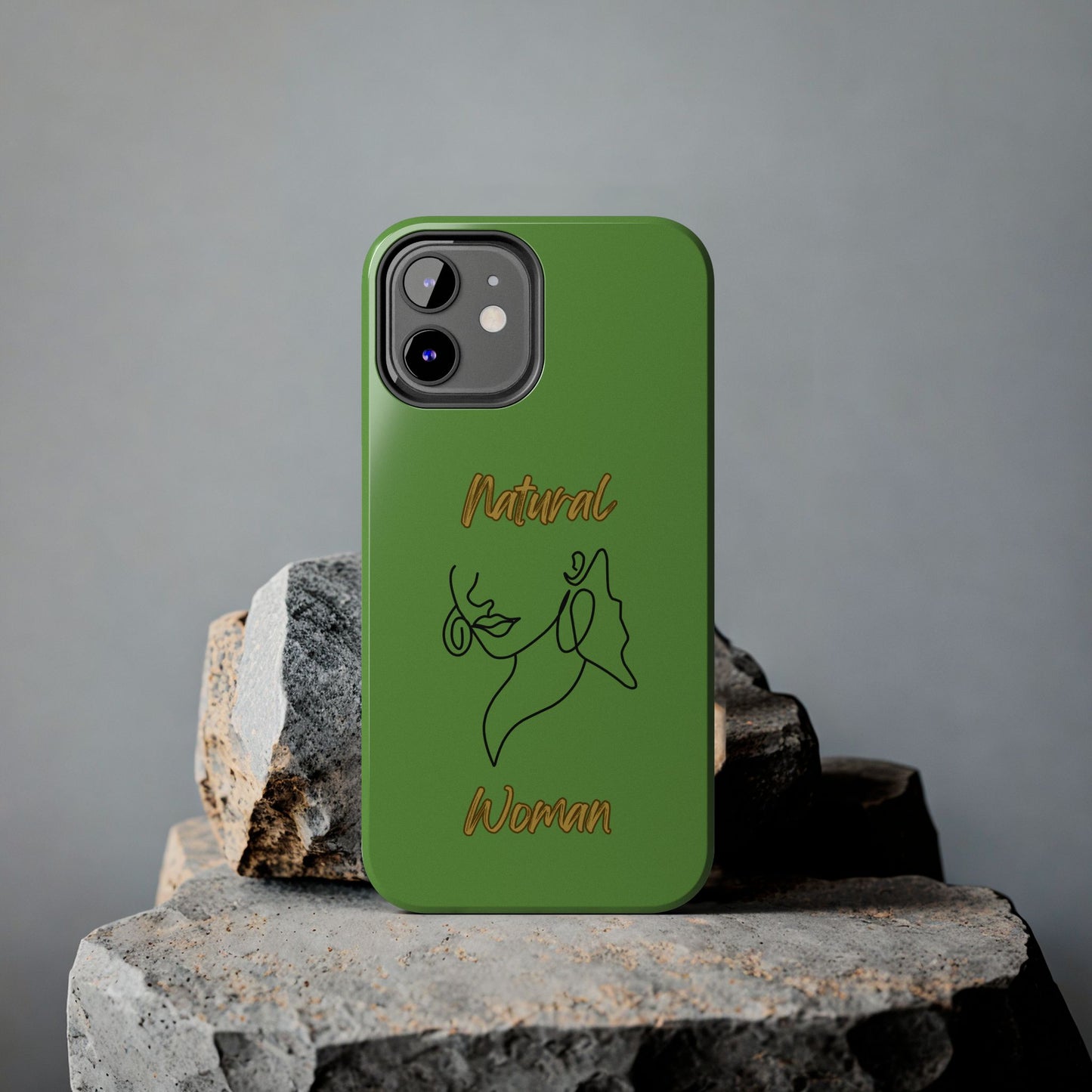 Natural Woman Lips (BL)Tough Phone Cases GREEN