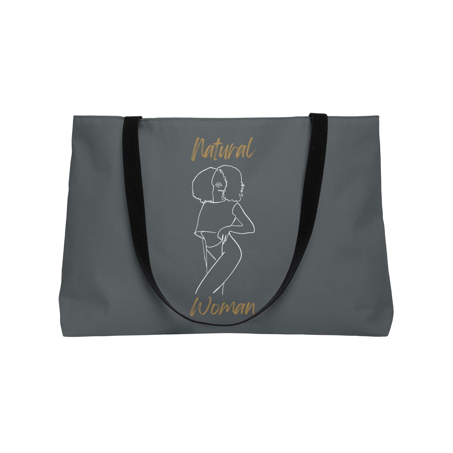 Natural Woman Pose (BL) Weekender Tote Bag DARK GREY
