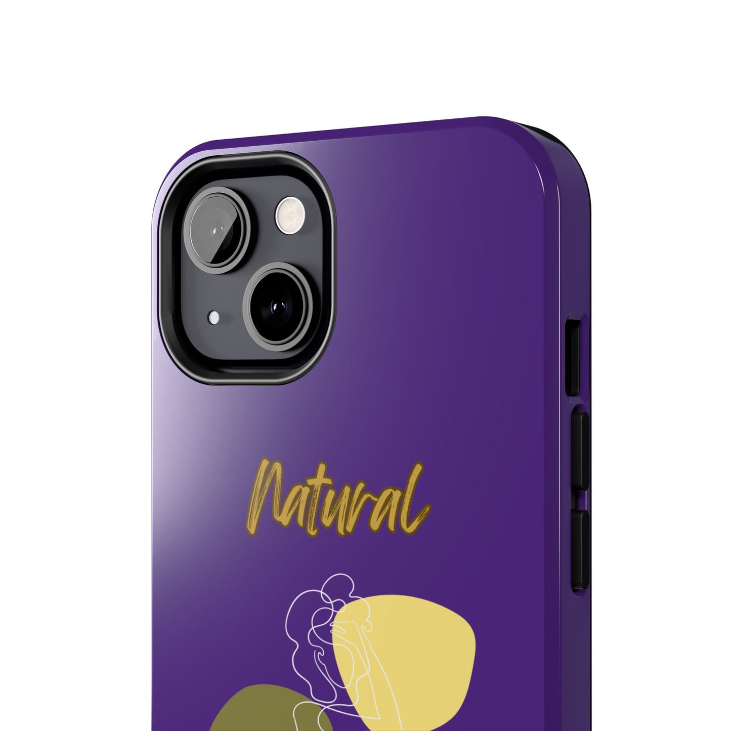 Natural Woman Colorful Pose (WL)Tough Phone Cases PURPLE