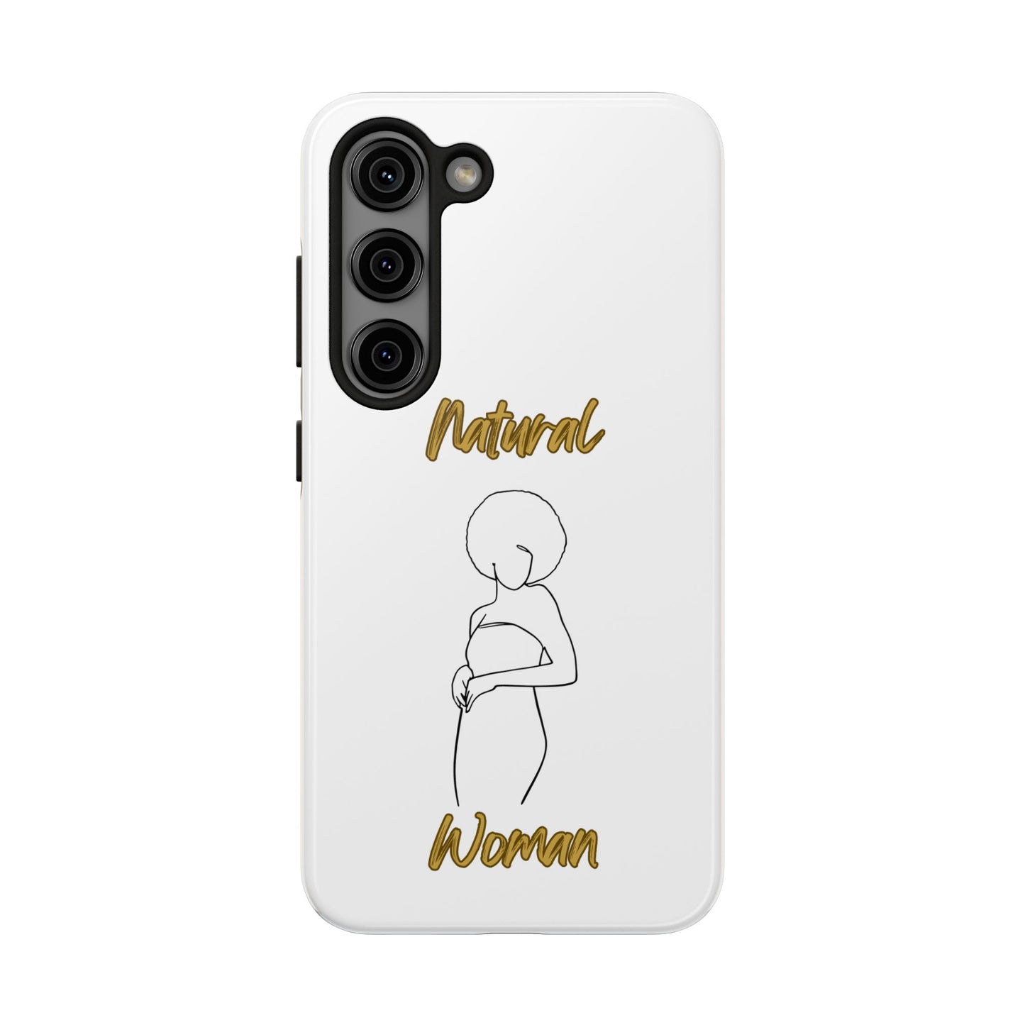 Natural Woman Sho Nuff (BL)Tough Phone Cases WHITE