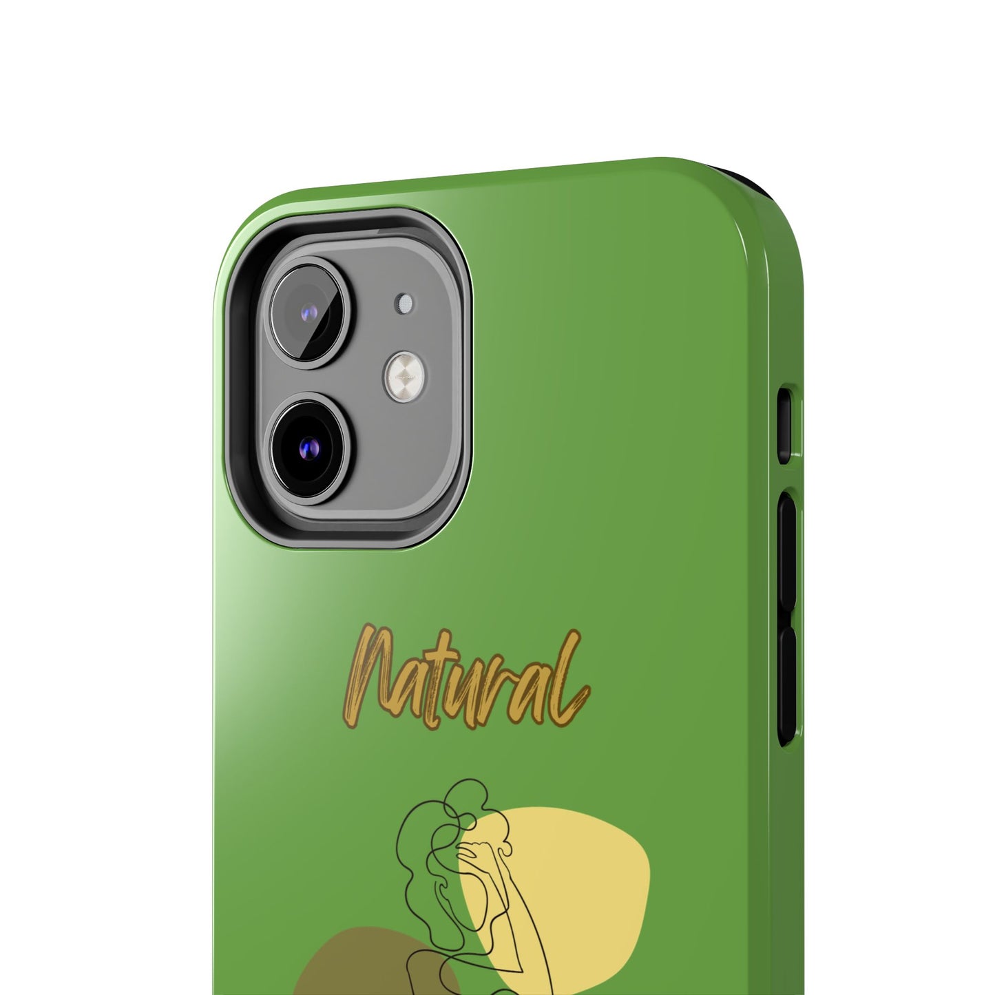 Natural Woman Colorful Pose (BL)Tough Phone Cases GREEN