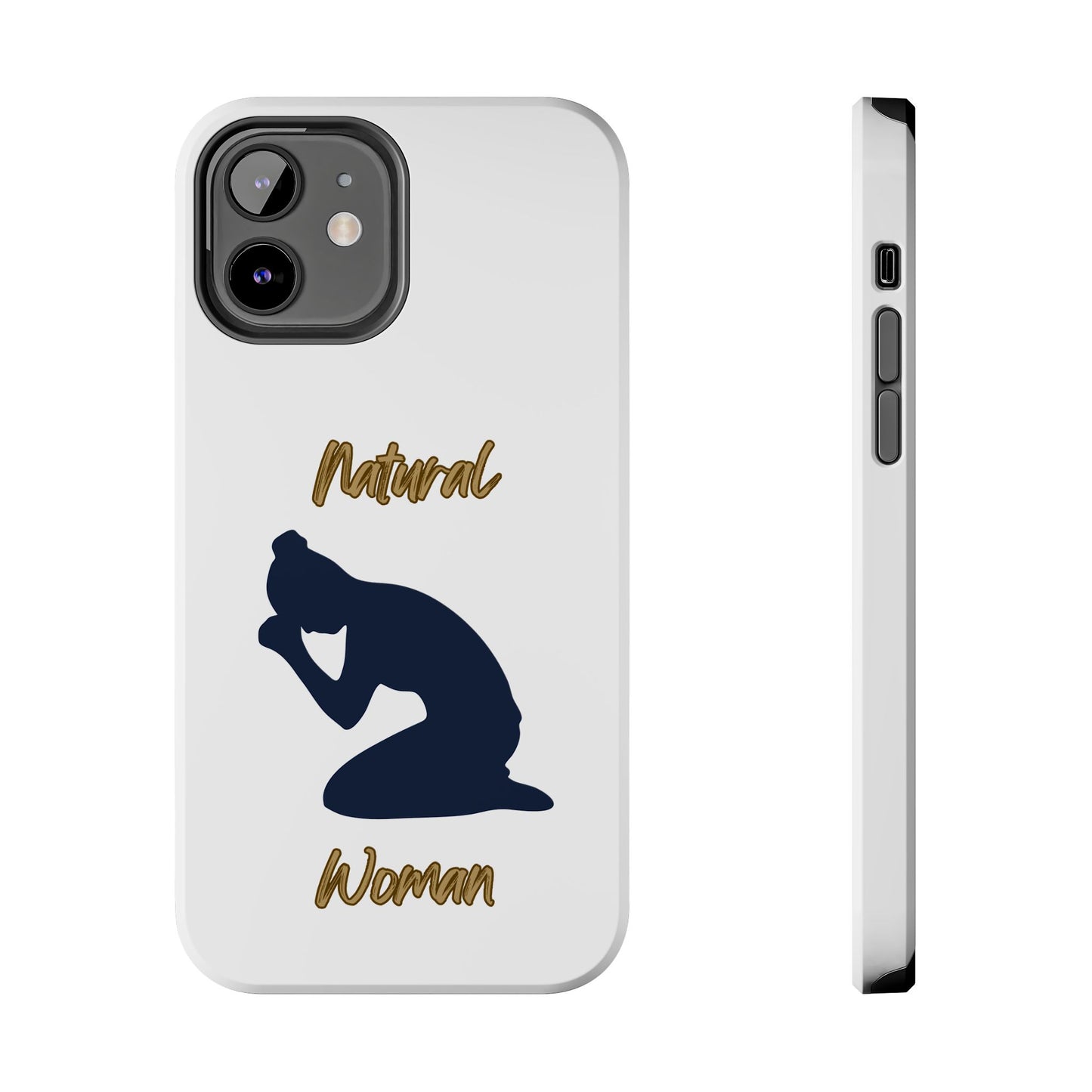 Natural Woman Pray (BL)Tough Phone Cases WHITE