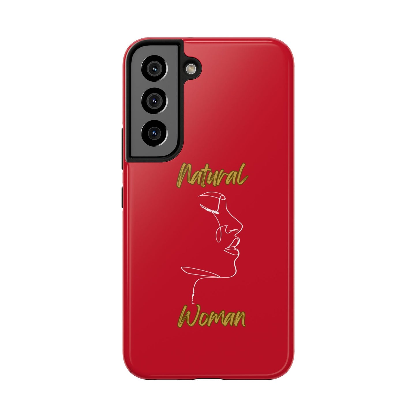 Natural Woman Timeless (WL)Tough Phone Cases DARK RED