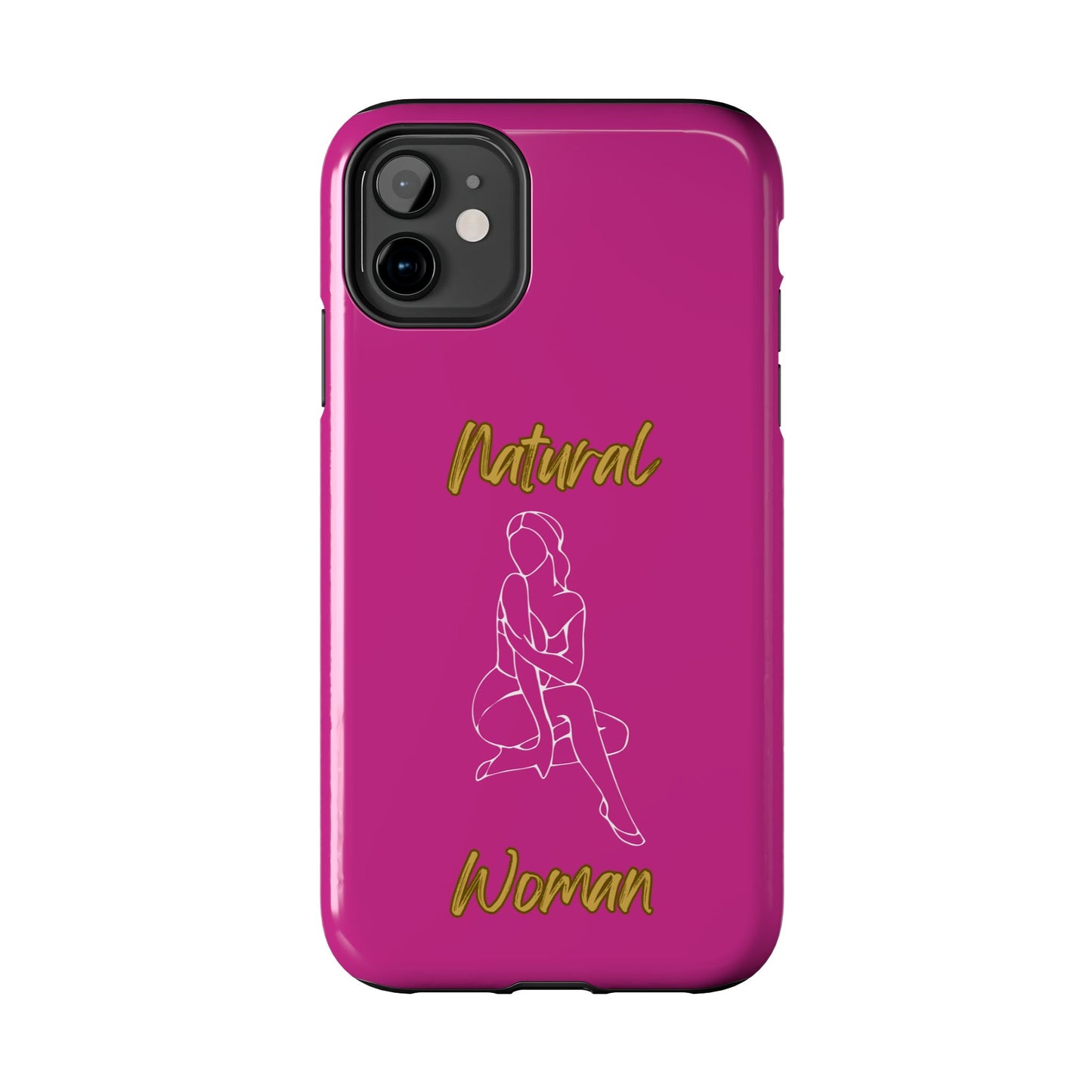 Natural Woman Shoulder Action (WL)Tough Phone Cases PINK