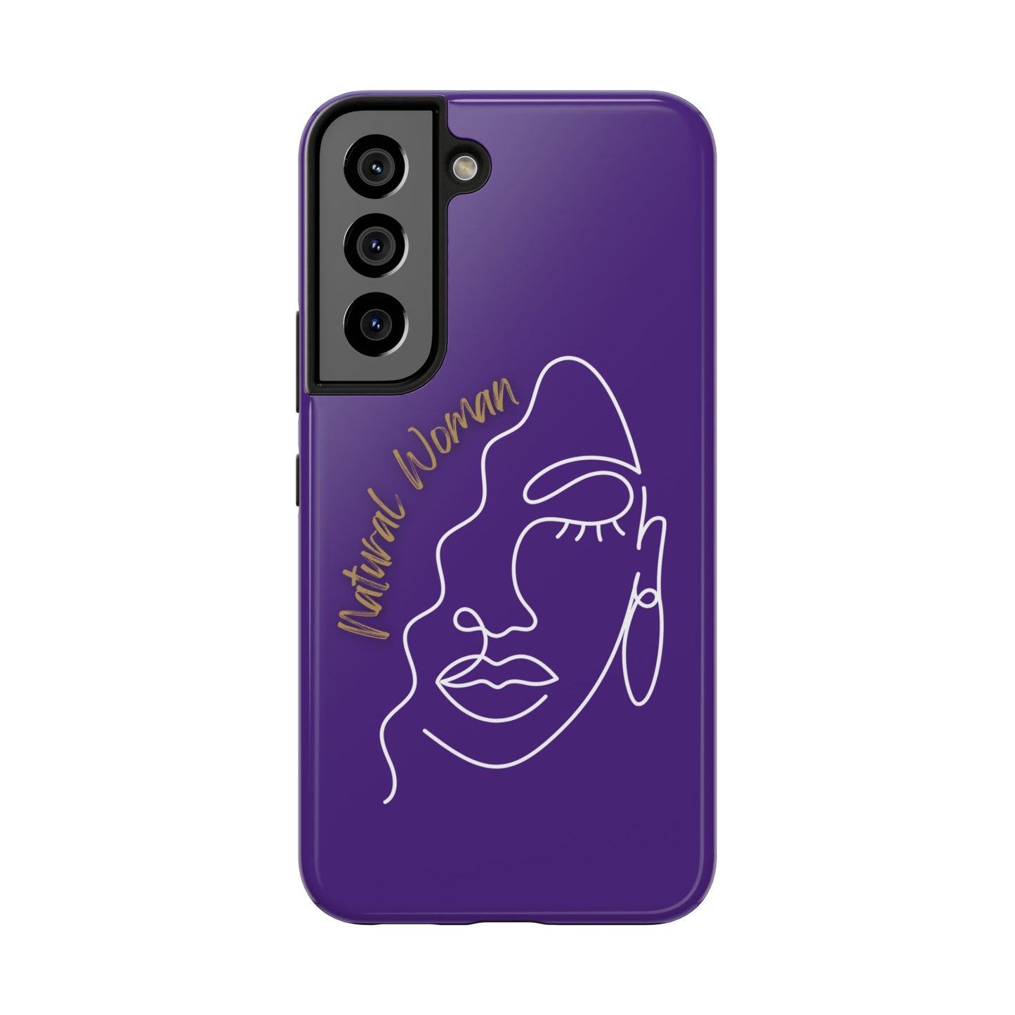 Natural Woman Half Face (WL)Tough Phone Case PURPLE