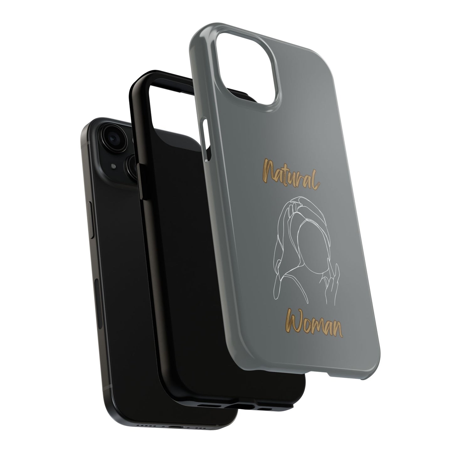 Natural Woman Towel Wrapped (WL)Tough Phone Cases DARK GREY