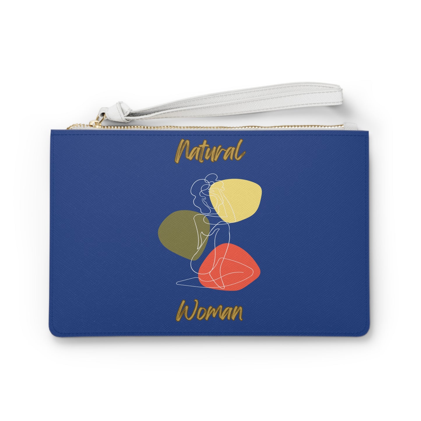 Natural Woman Colorful Pose (WL) Clutch Bag DARK BLUE