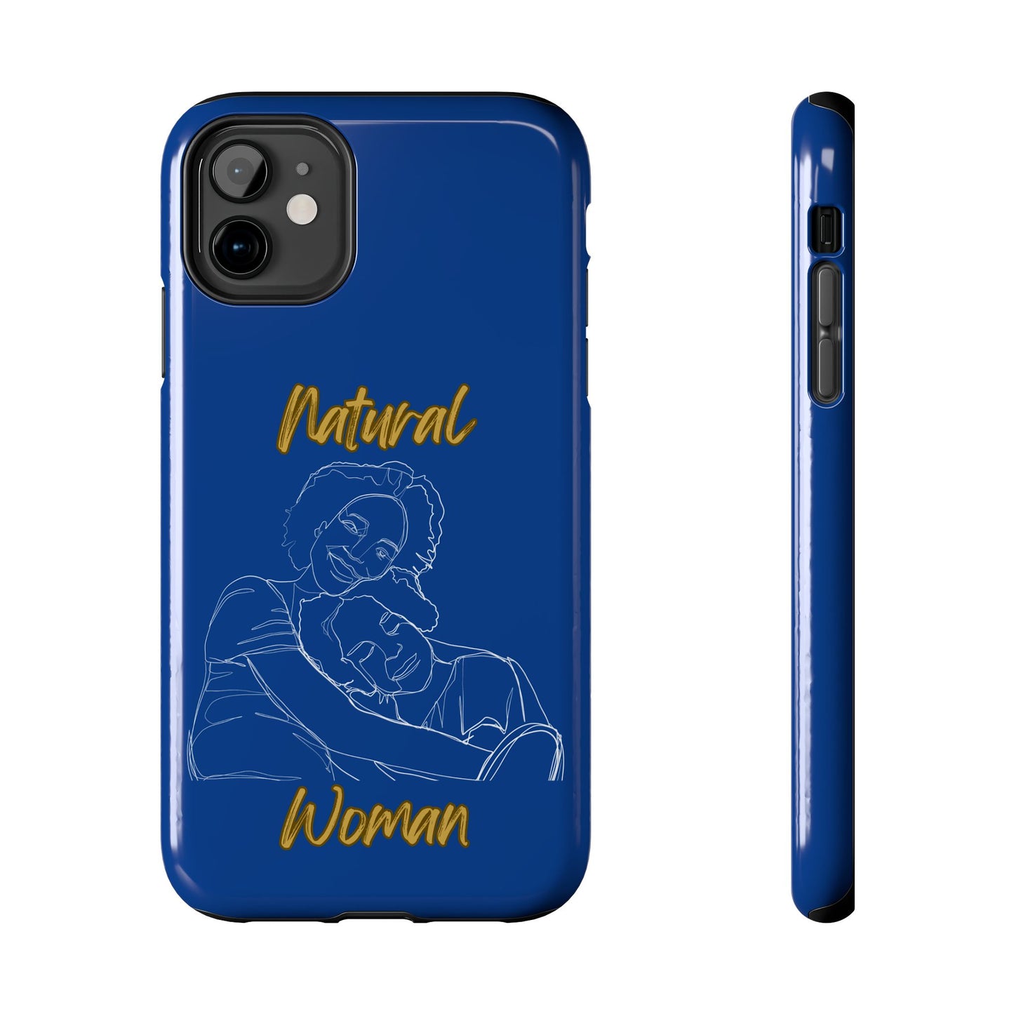 Natural Woman Loving Embrace (WL)Tough Phone Cases DARK BLUE