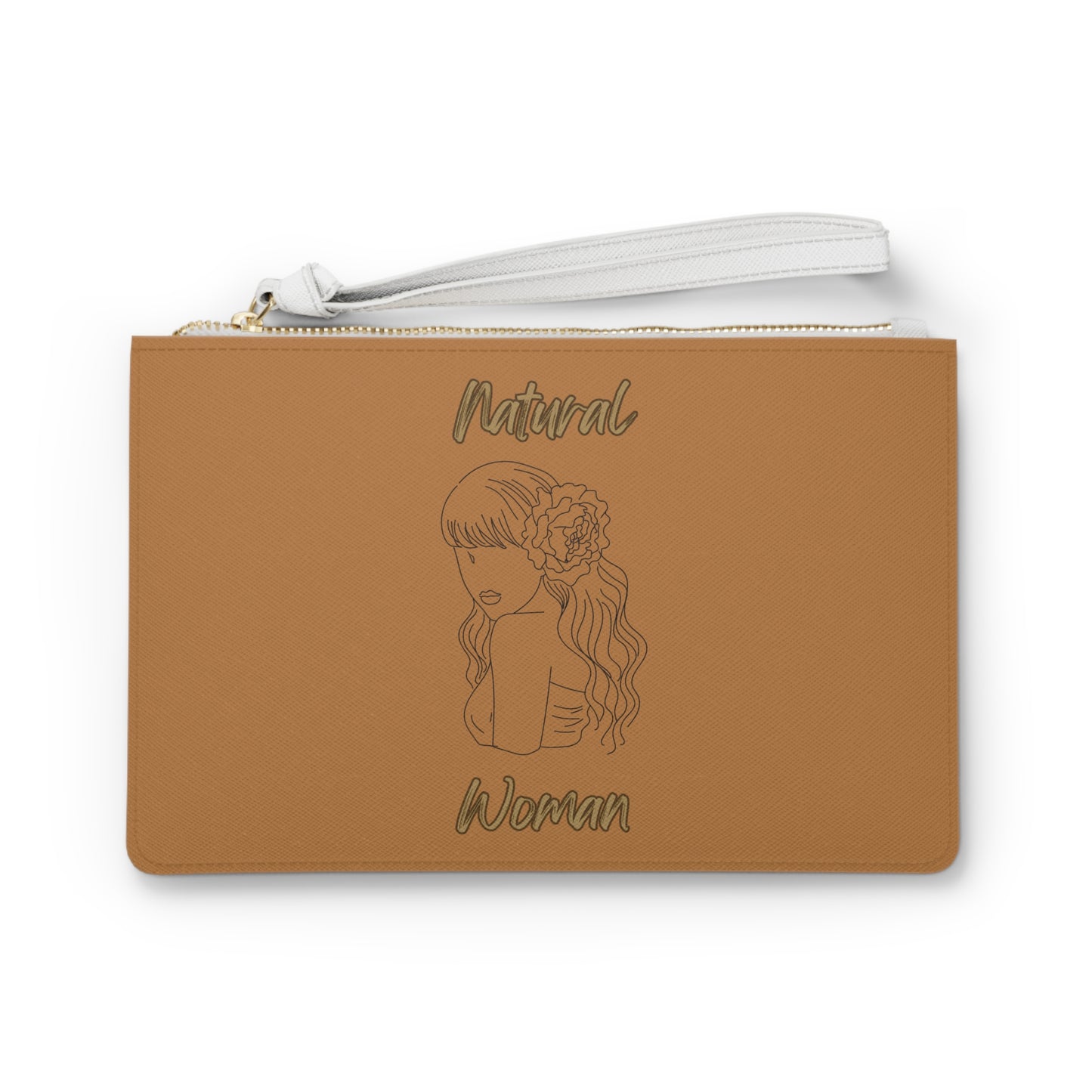 Natural Woman Newness (BL) Clutch Bag LIGHT BROWN