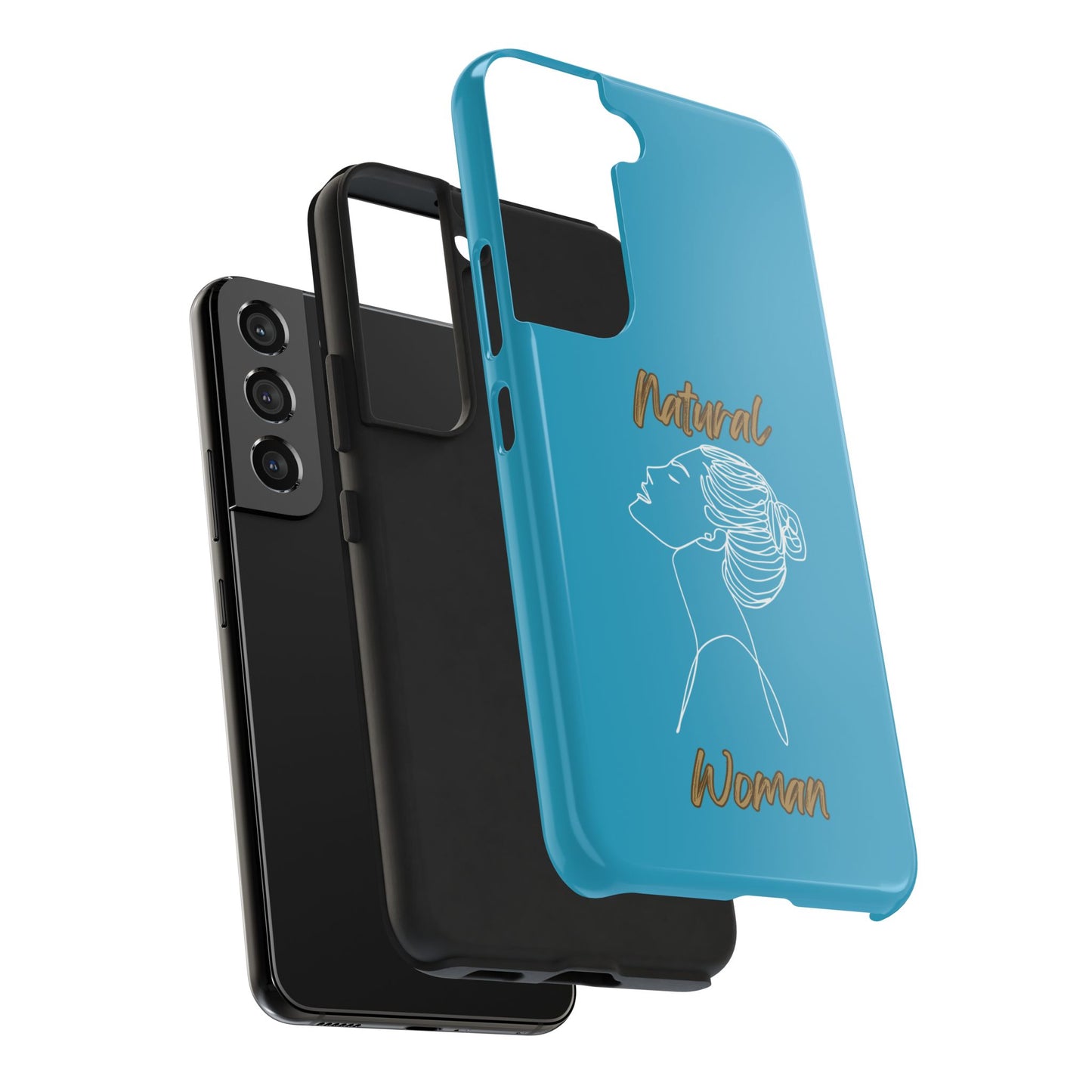 Natural Woman Wet Bun (WL) Tough Phone Cases TURQUOISE
