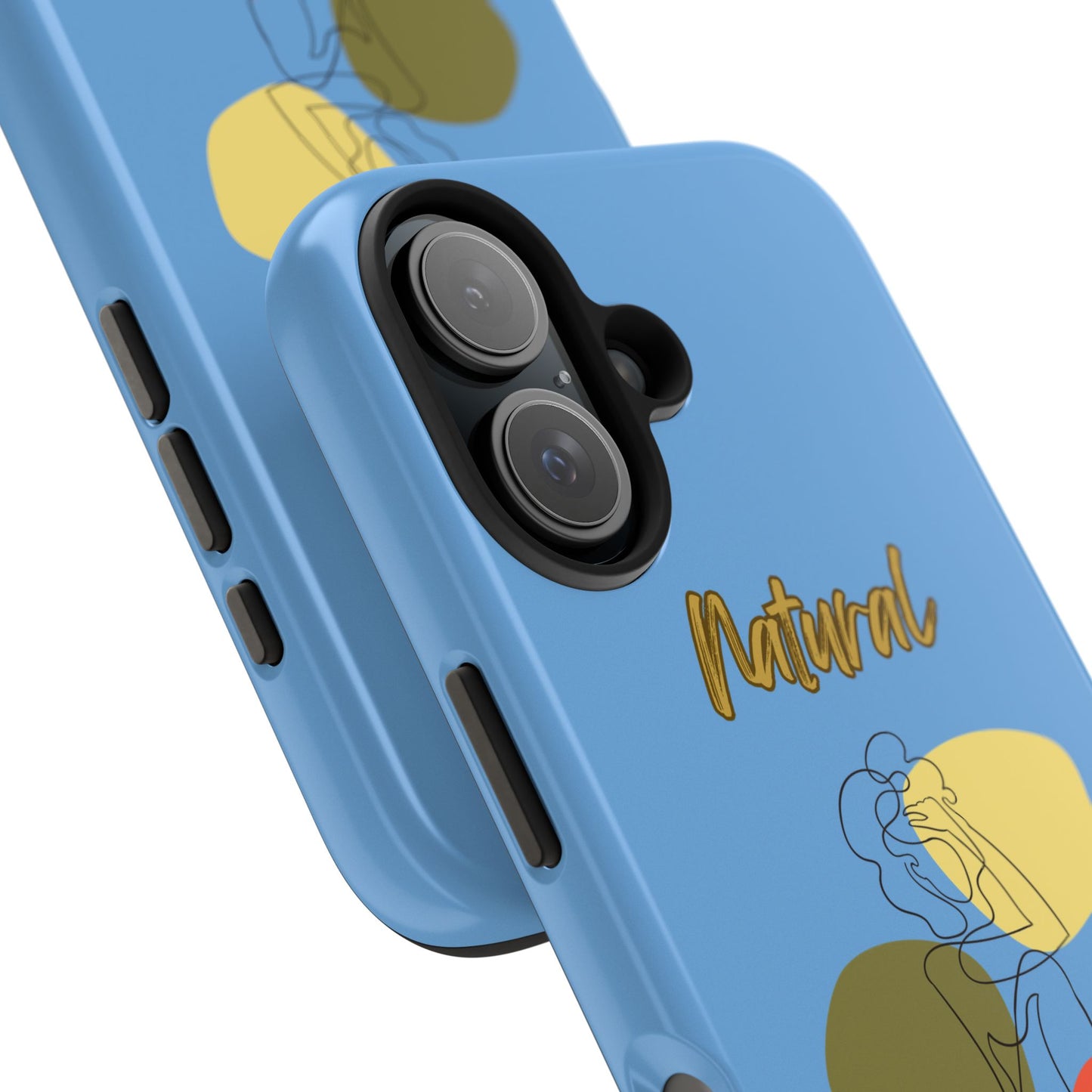 Natural Woman Colorful Pose (BL)Tough Phone Cases LIGHT BLUE