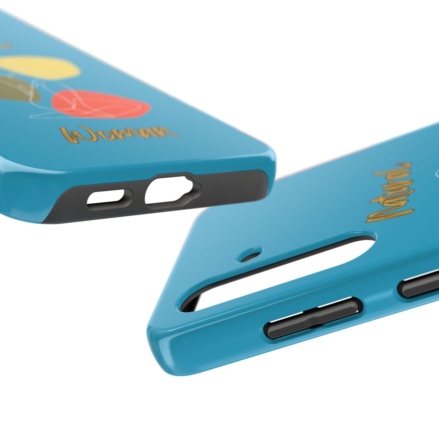 Natural Woman Colorful Pose (WL)Tough Phone Cases TURQUOISE