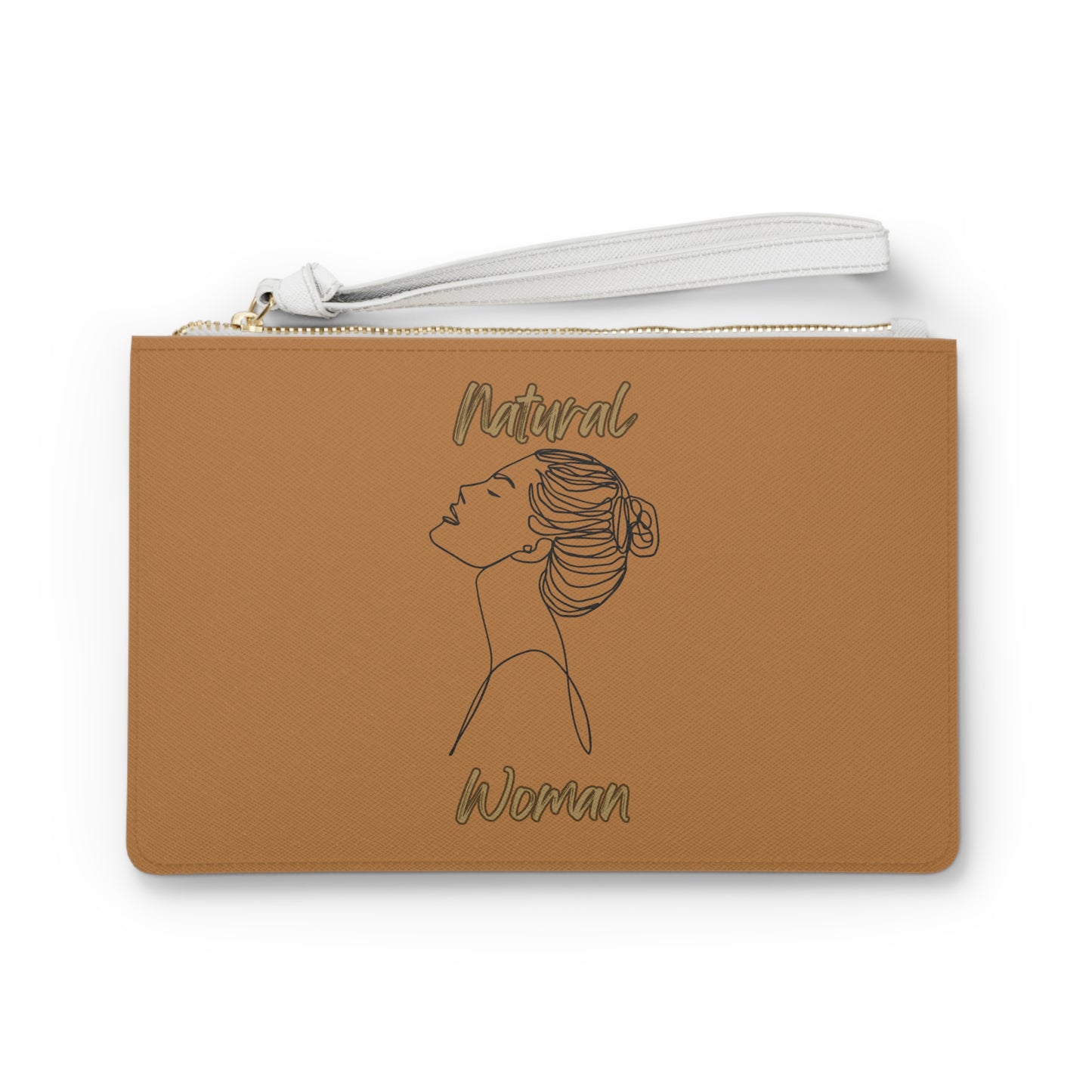 Natural Woman Wet Bun (BL) Clutch Bag LIGHT BROWN