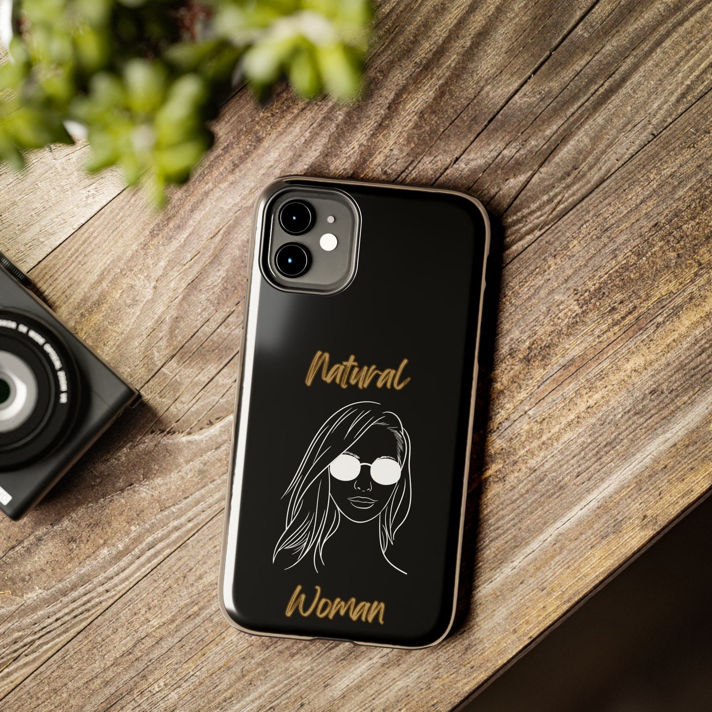 Natural Woman Shades (WL)Tough Phone Cases BLACK