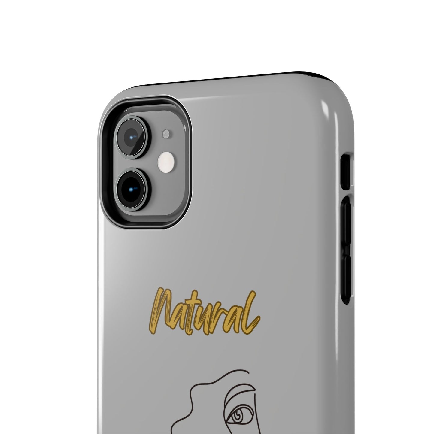Natural Woman Peekaboo (BL)Tough Phone Cases LIGHT GREY