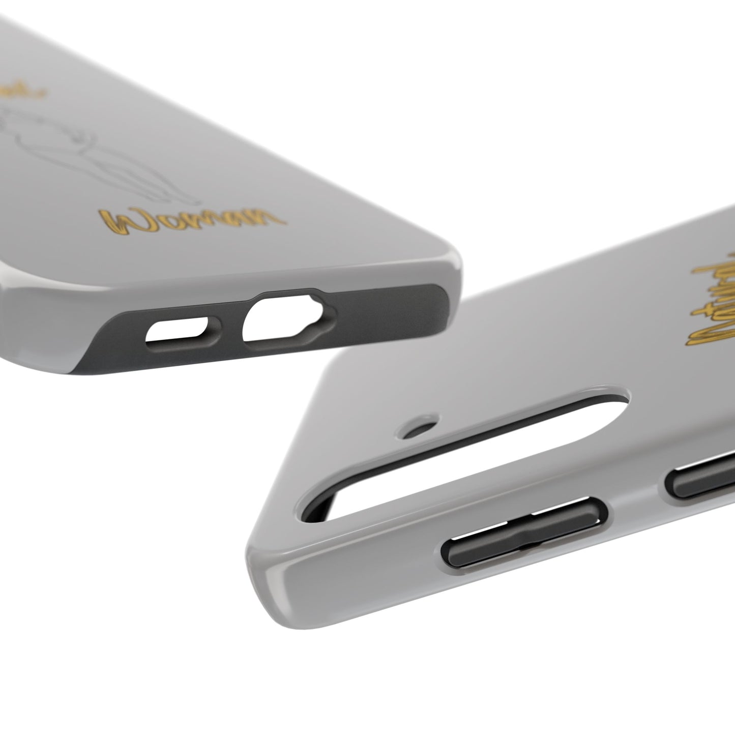 Natural Woman Looking Good (BL)Tough Phone Cases LIGHT GREY