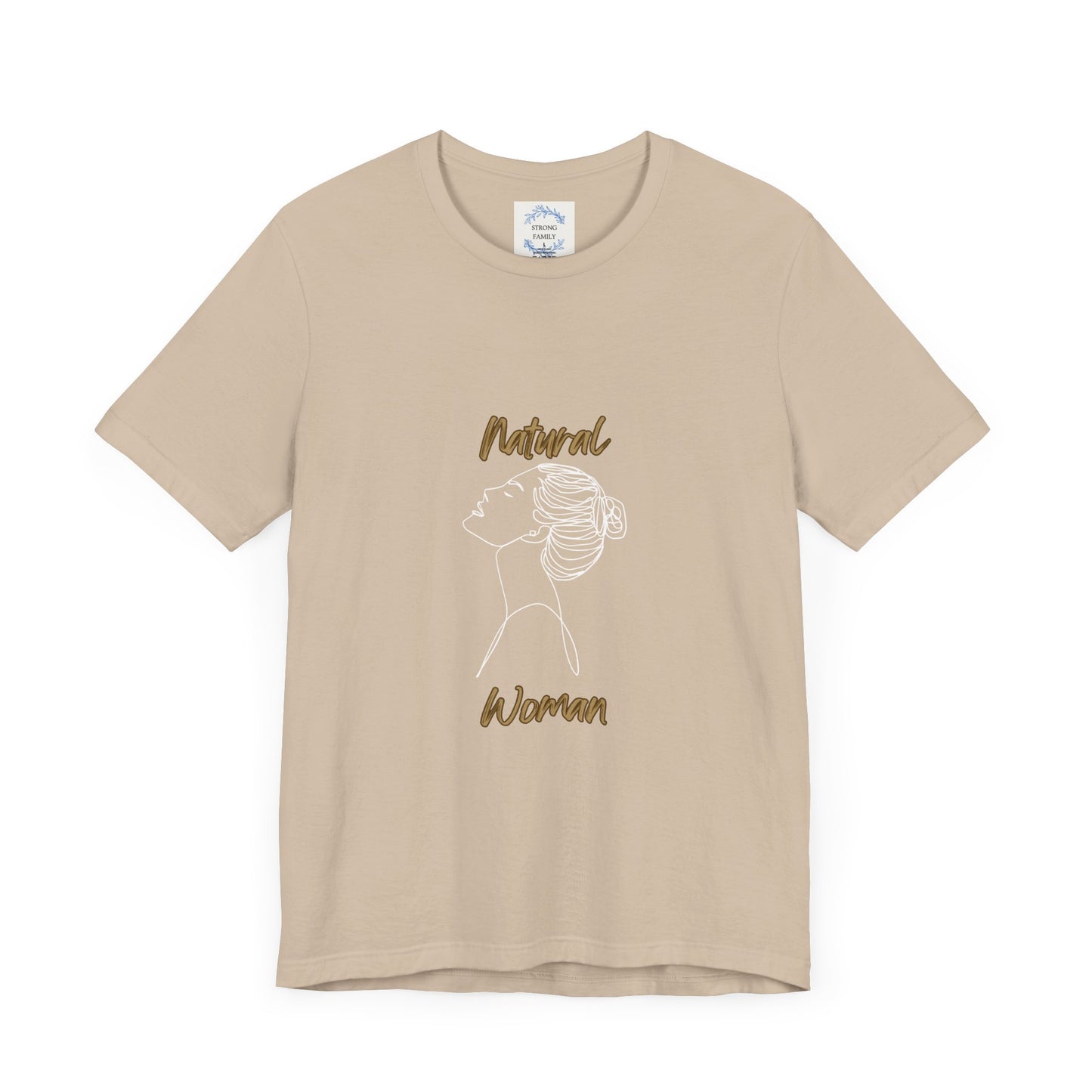 Natural Woman Wet Bun  (WL) Short Sleeve T-Shirt EXPRESS DELIVERY