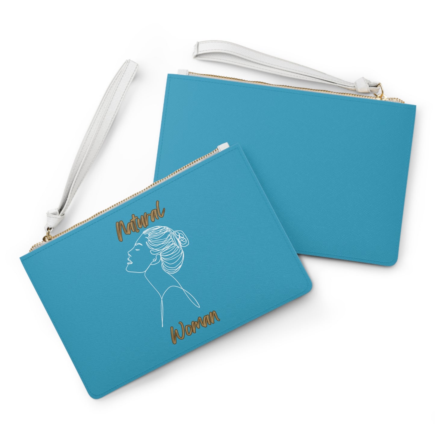 Natural Woman Wet Bun (WL) Clutch Bag TURQUOISE