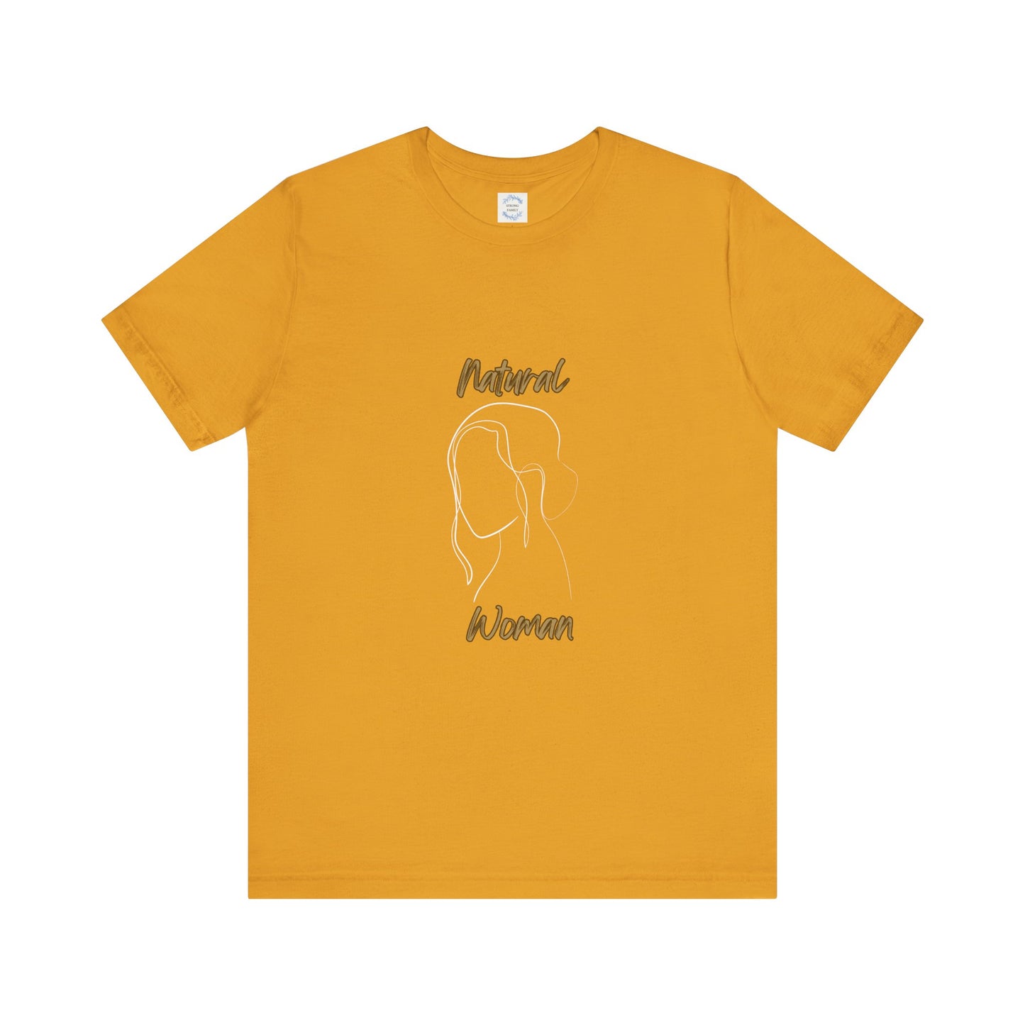 Natural Woman Hanging Hair (WL) Short Sleeve T-Shirt