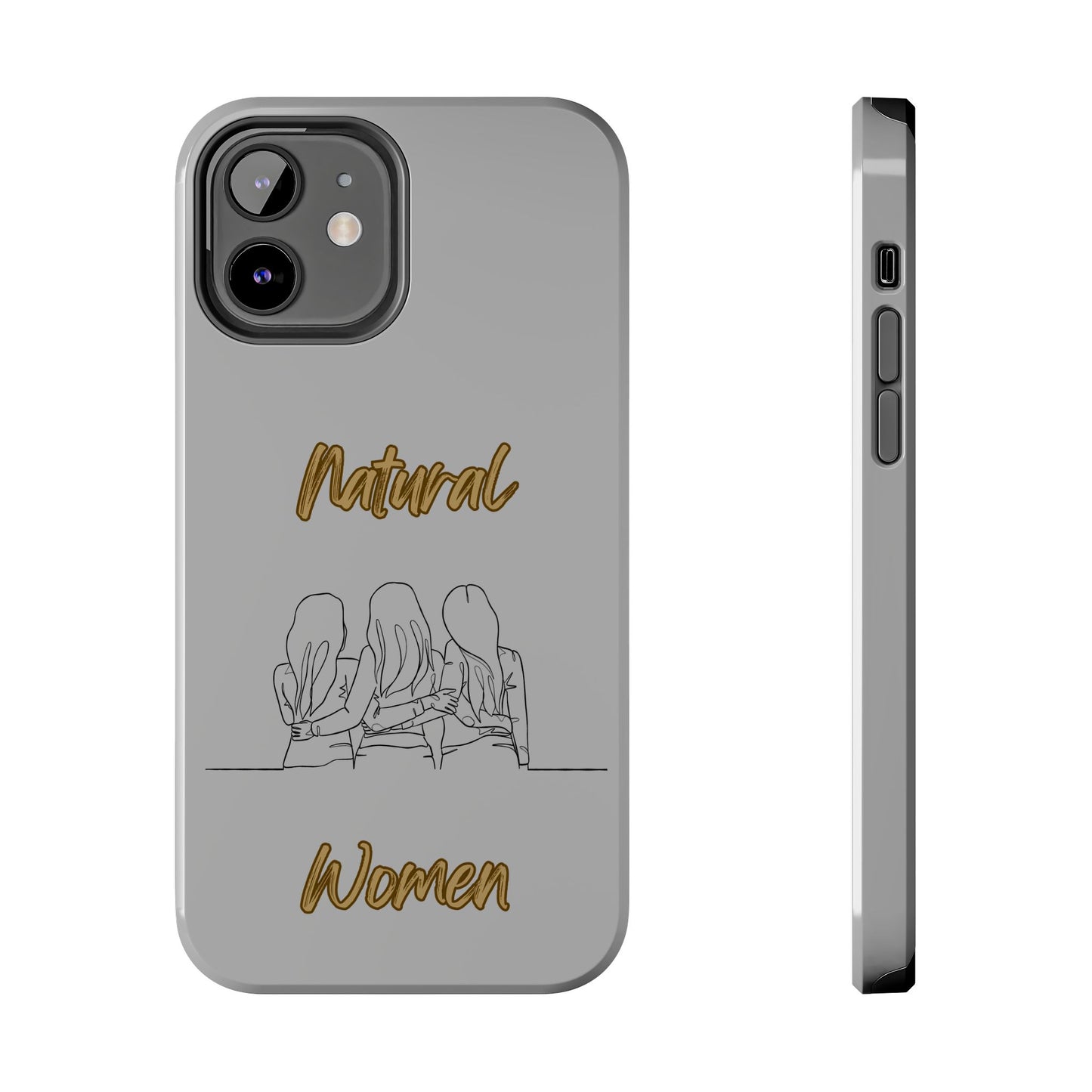 Natural Woman Loving Friends (BL)Tough Phone Cases LIGHT GREY