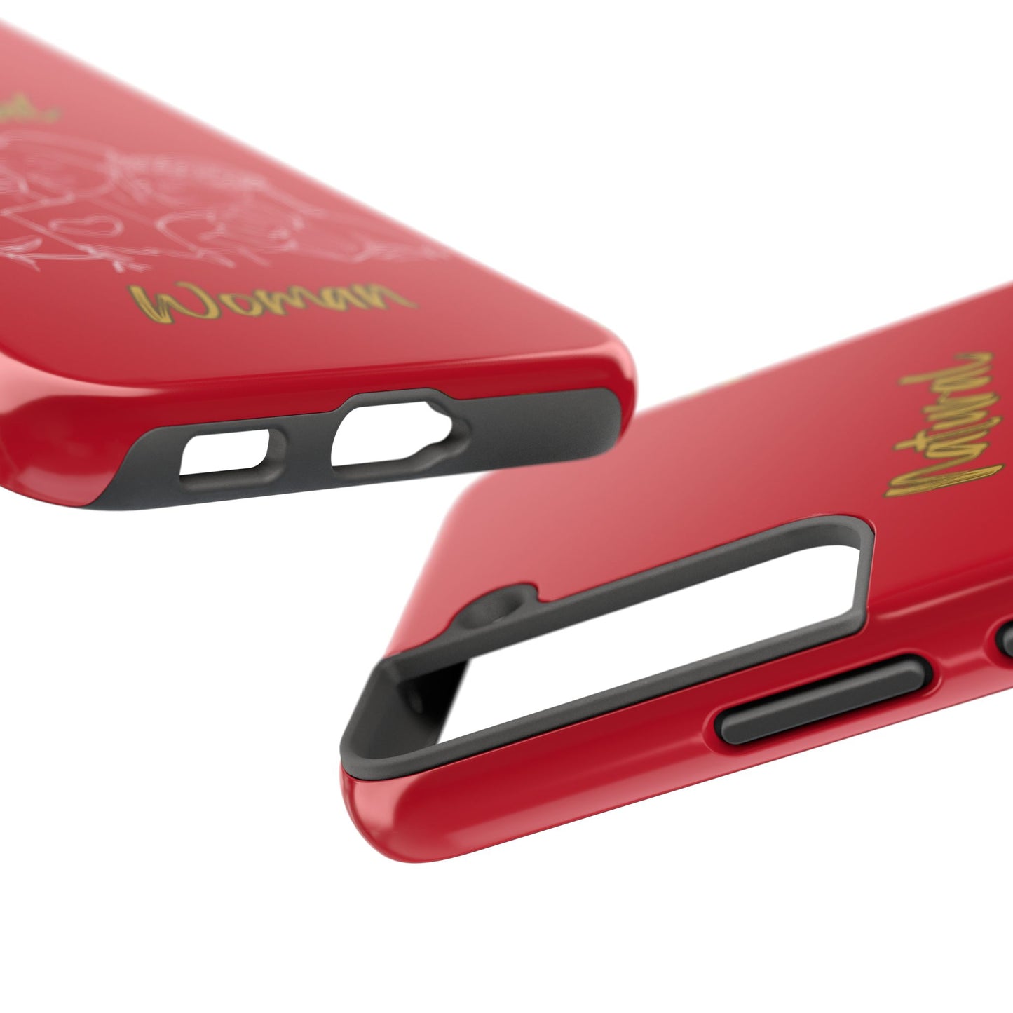 Natural Woman Me & My Girls (WL)Tough Phone Cases DARK RED