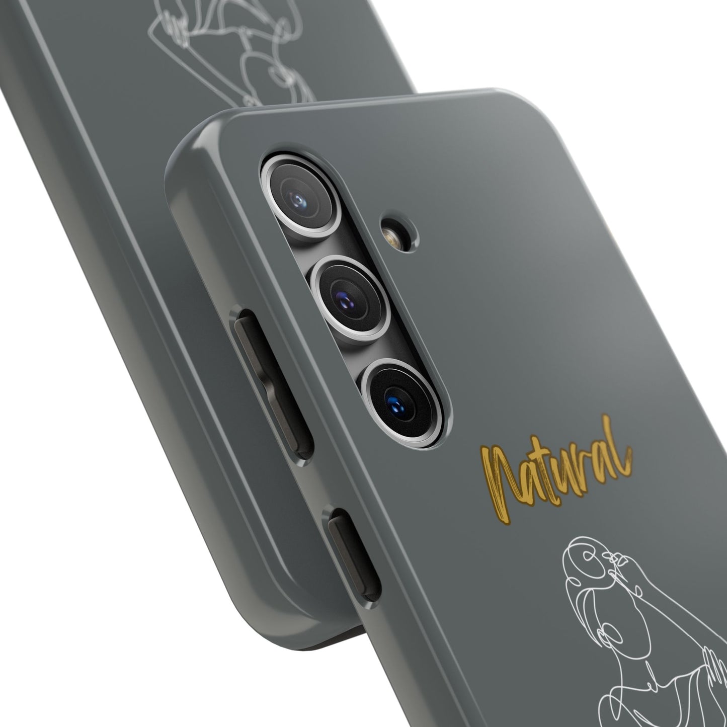 Natural Woman Style (WL)Tough Phone Cases DARK GREY