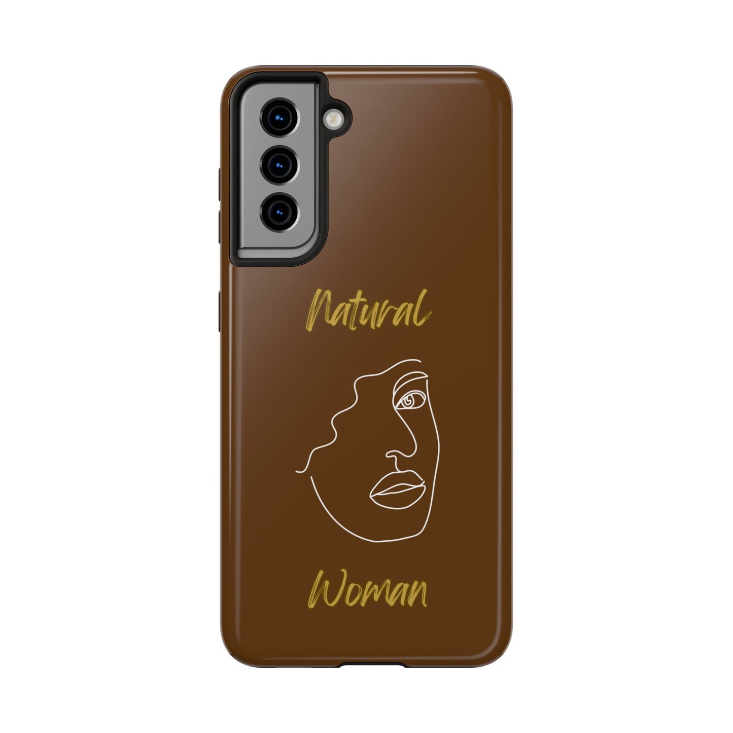 Natural Woman Peekaboo (WL)Tough Phone Cases BROWN