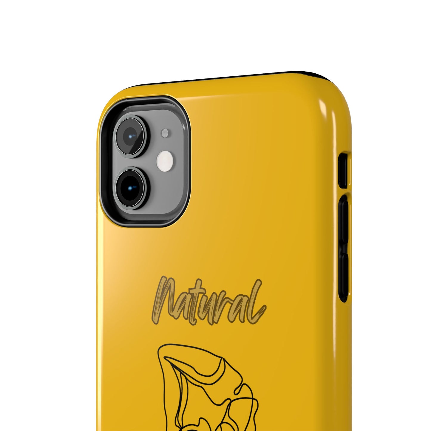 Natural Woman Flexible (BL)Tough Phone Cases YELLOW