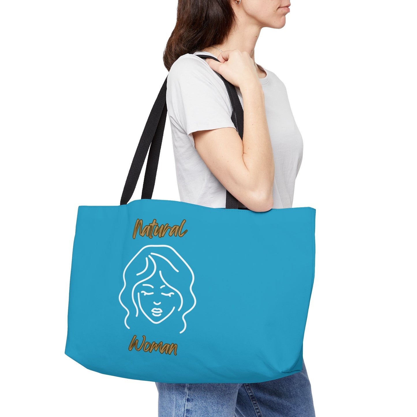 Natural Woman Modest (WL) Weekender Tote Bag TURQUOISE