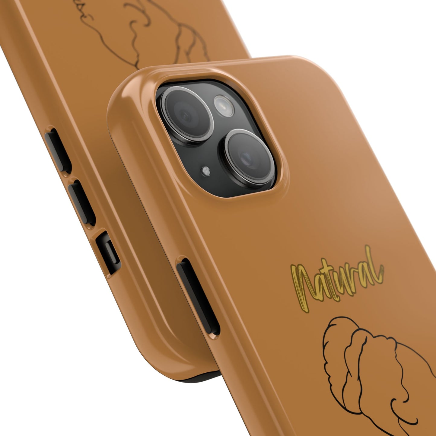 Natural Woman Mixed (BL)Tough Phone Cases LIGHT BROWN