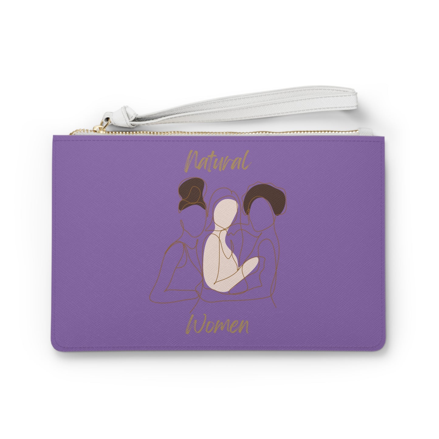 Natural Women Friends Clutch Bag LIGHT PURPLE