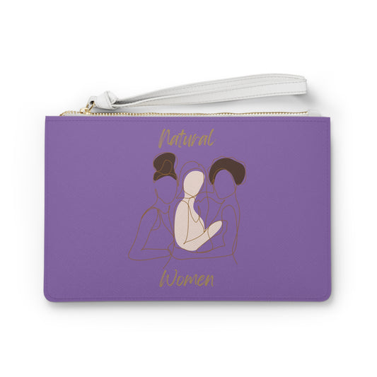 Natural Women Friends Clutch Bag LIGHT PURPLE