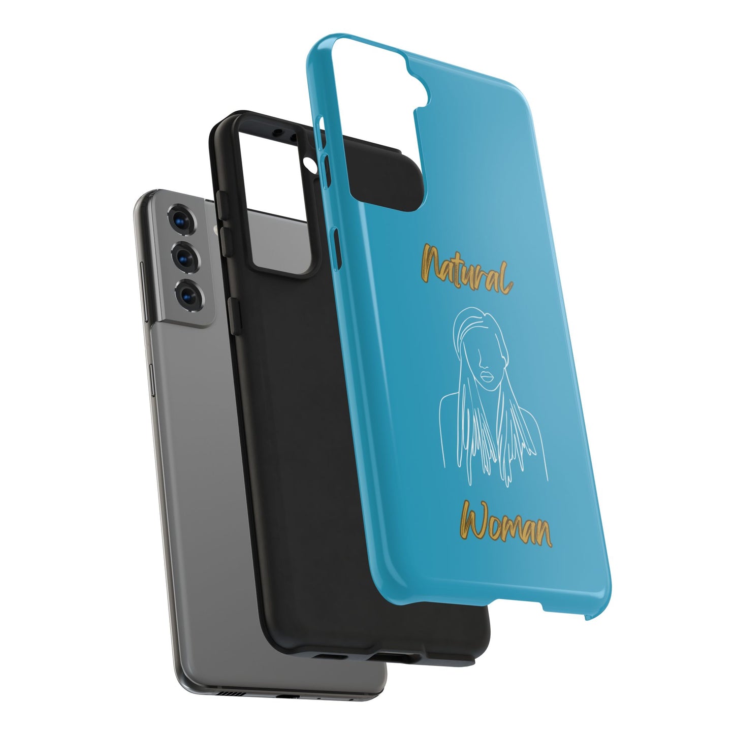Natural Woman Content (WL)Tough Phone Cases TURQUOISE