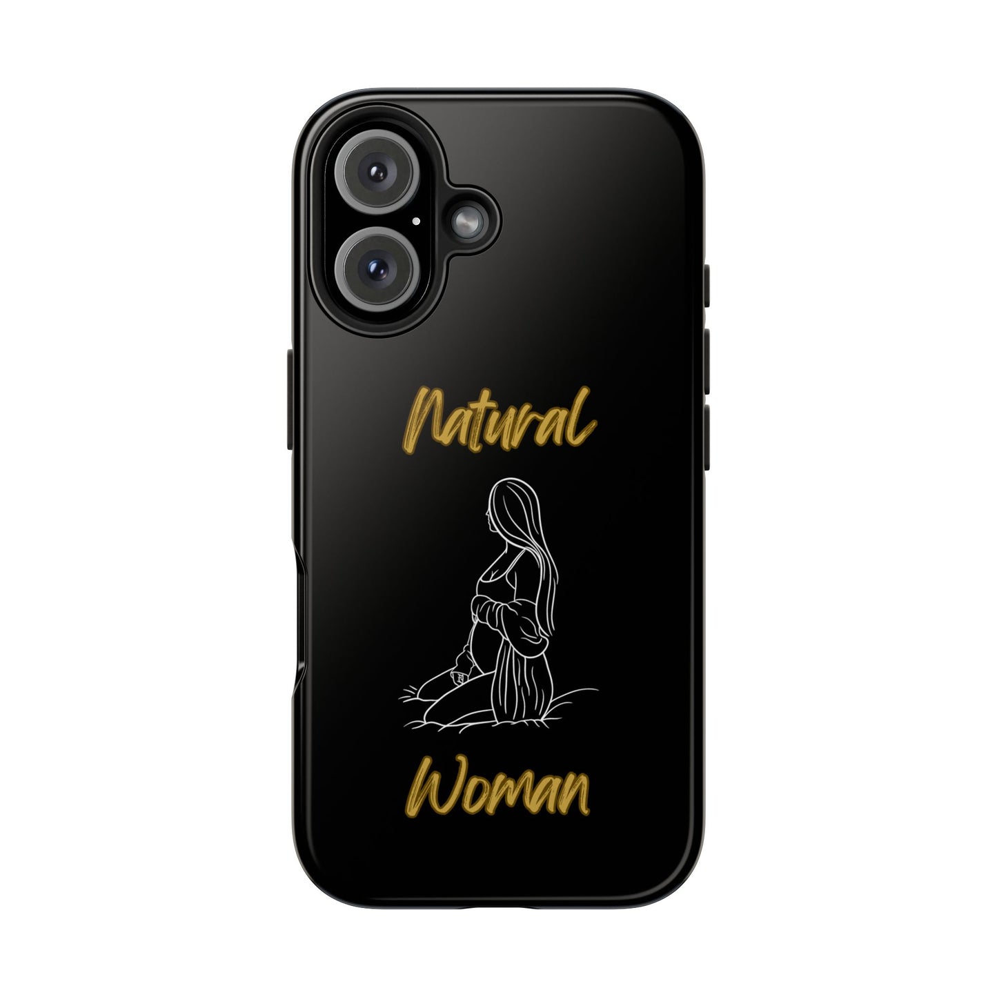 Natural Woman Expecting (WL)Tough Phone Cases BLACK