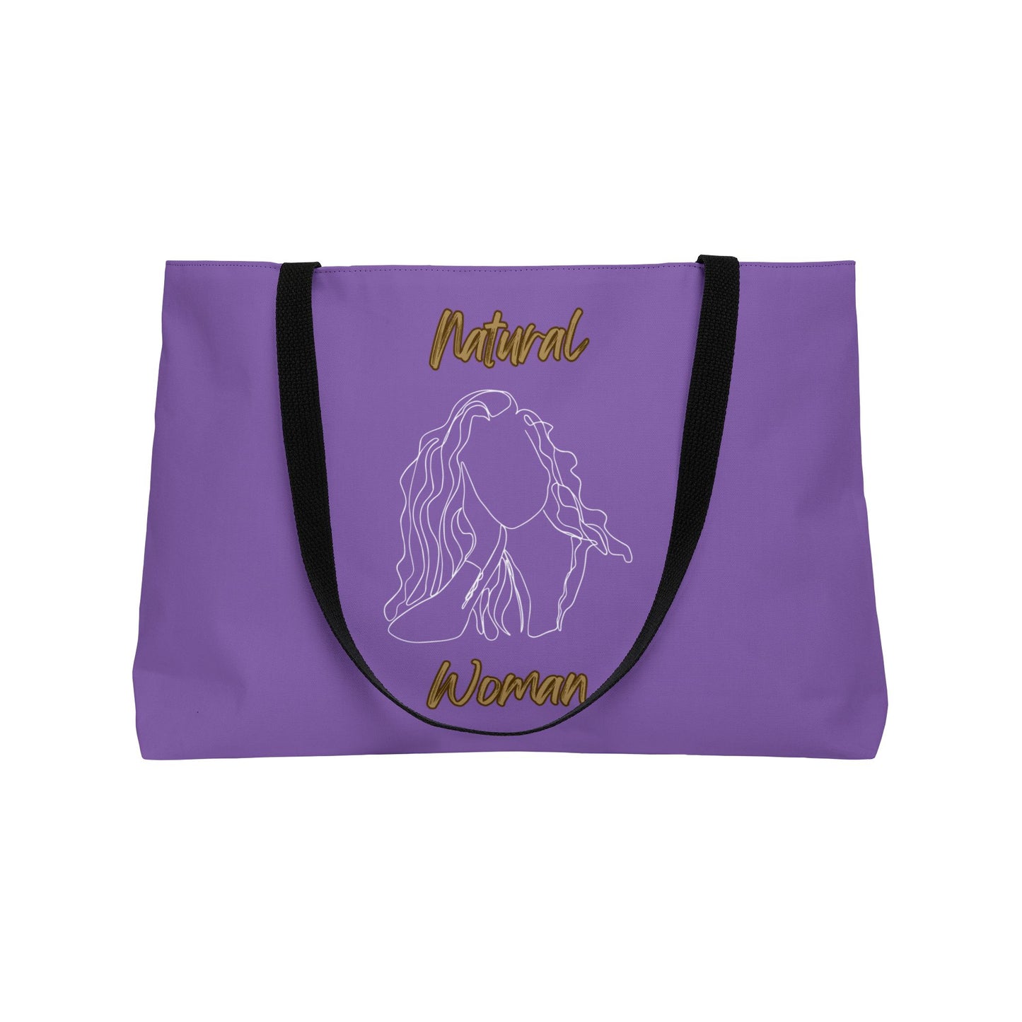 Natural Woman Relaxed (WL) Weekender Tote Bag LIGHT PURPLE