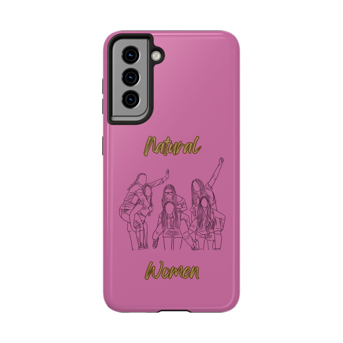 Natural Woman Piggy Back (BL)Tough Phone Cases LIGHT PINK