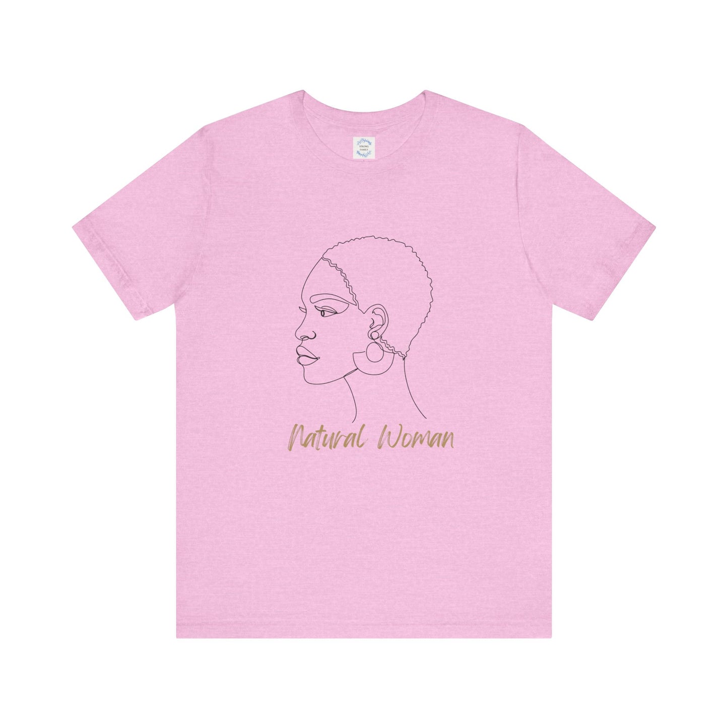 NATURAL WOMAN Finger Waves (BL) Short Sleeve T-Shirt