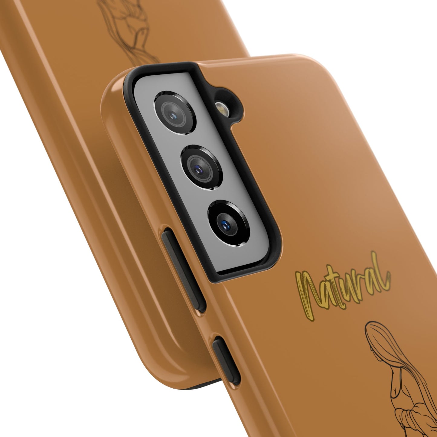 Natural Woman Expecting (BL)Tough Phone Cases LIGHT BROWN