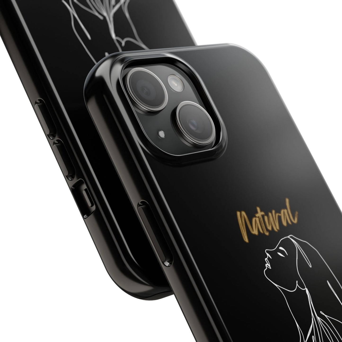 Natural Woman Appreciation (WL)Tough Phone Cases BLACK